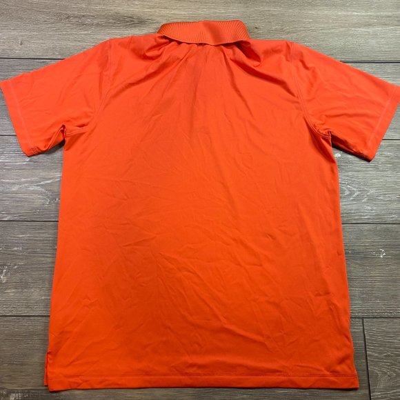 Adidas Golf Polo Orange Performance Kiawah Island Large L - Picture 5 of 6